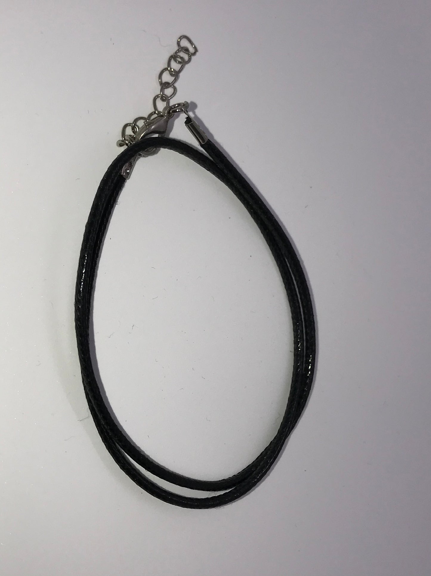 18" 2mm round Braided Leather Necklace