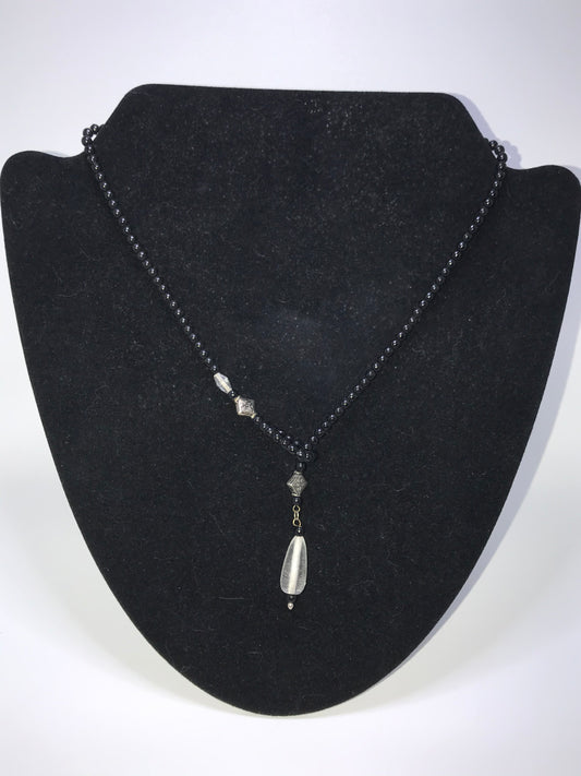 18" Black Obsidian Necklace