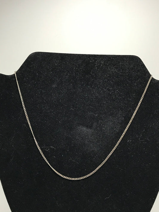 18" Sterling Silver Cable Chain Necklace