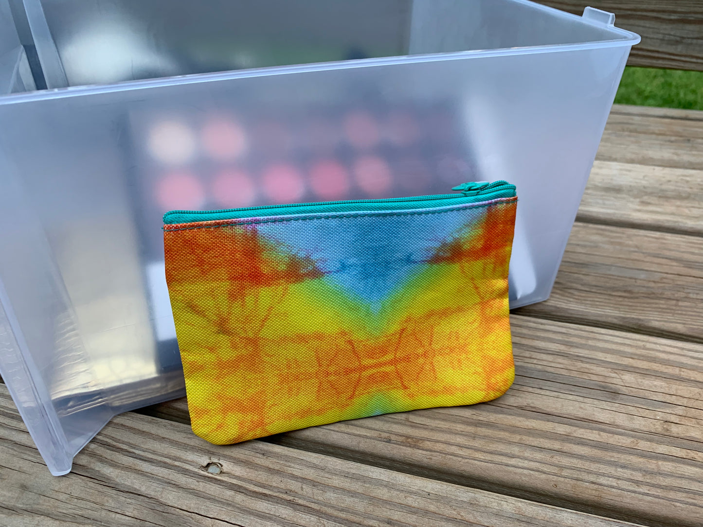 Tie-dye Ipsy Makeup Bag