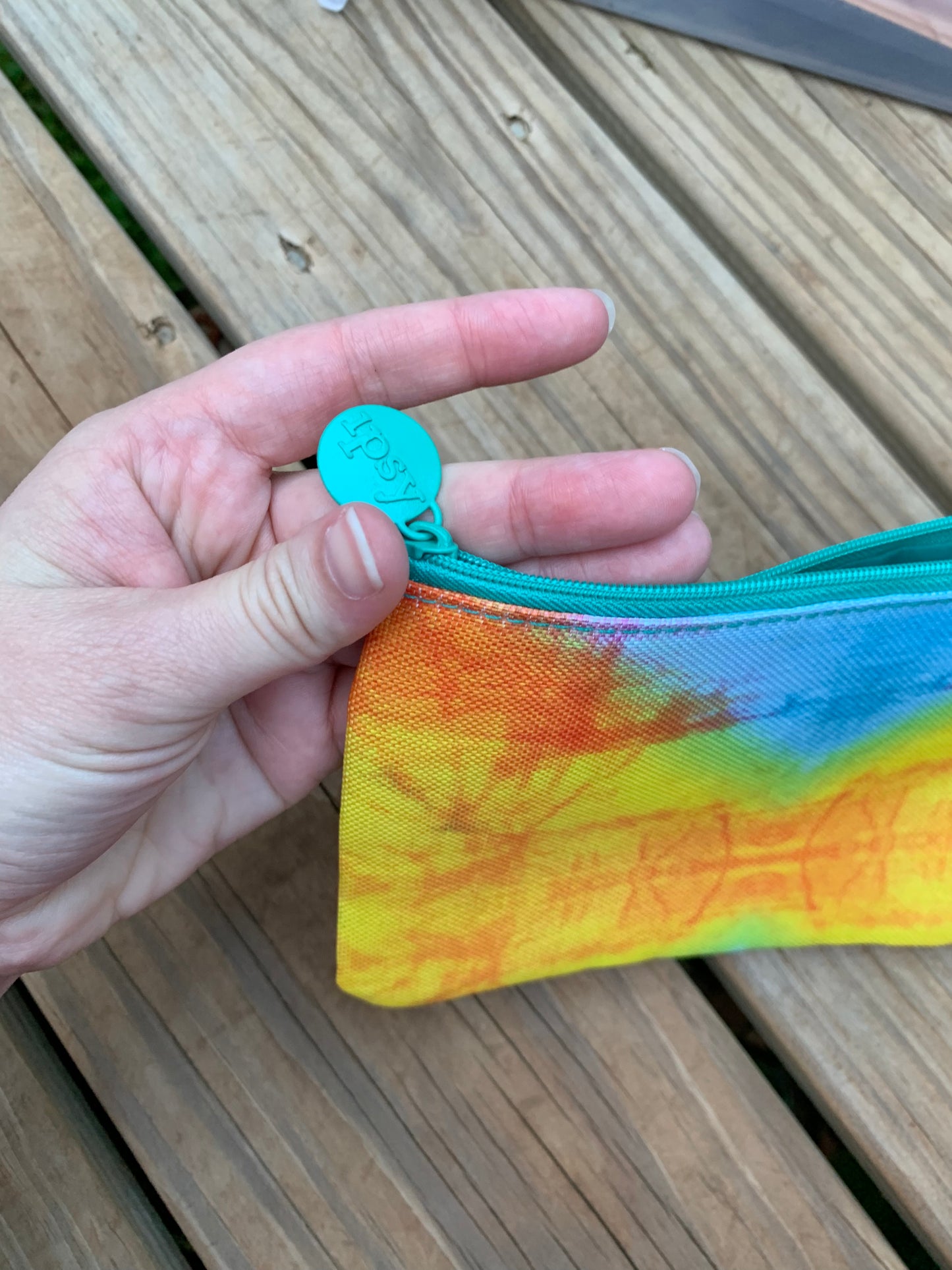 Tie-dye Ipsy Makeup Bag