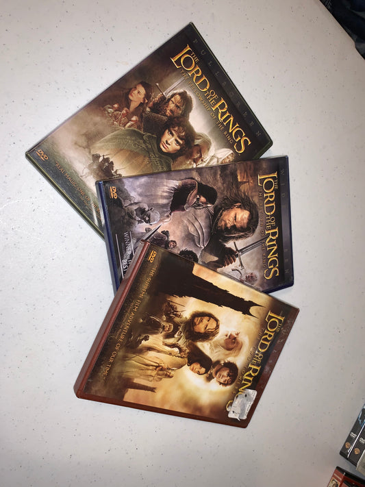 Lord of the Rings 3 DVD Movie Bundle