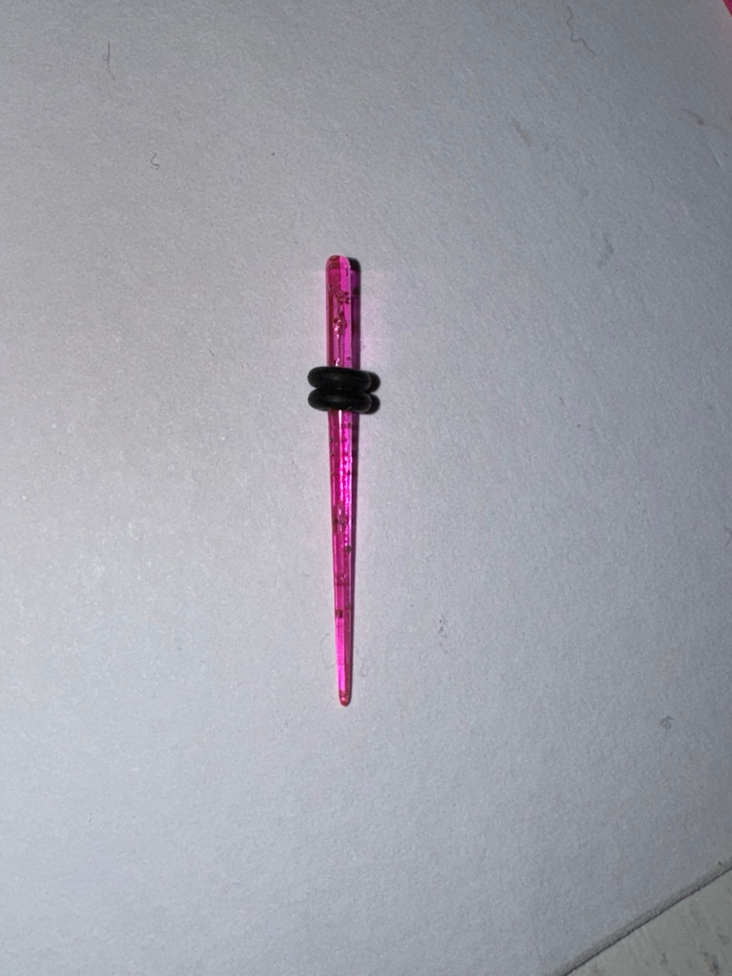 14 Gauge Uv Acrylic Glitter Gauging Tapers