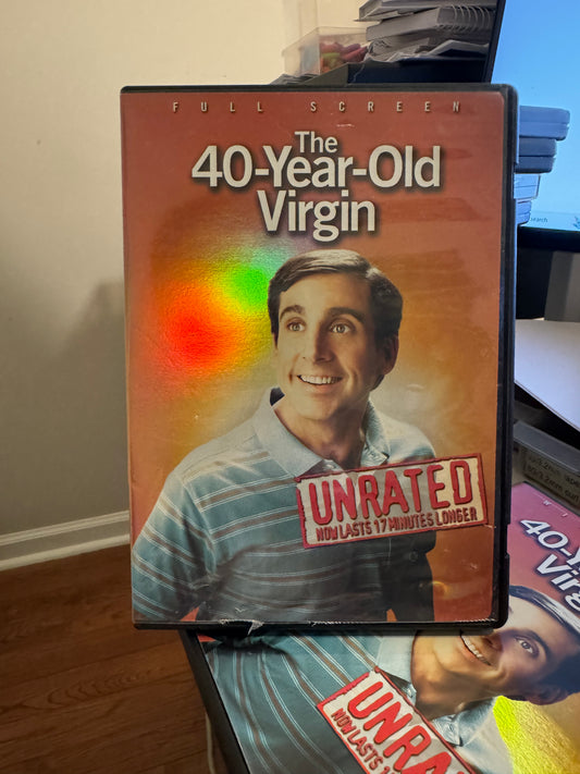 The 40 Year Old Virgin DVD, Unrated,  Full screen