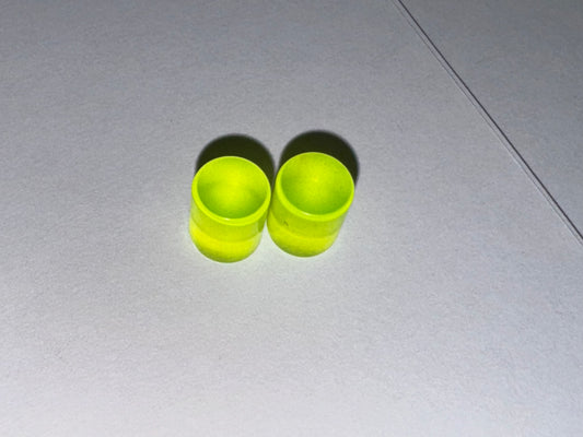 0 Gauge Uv Acrylic Straight Plugs