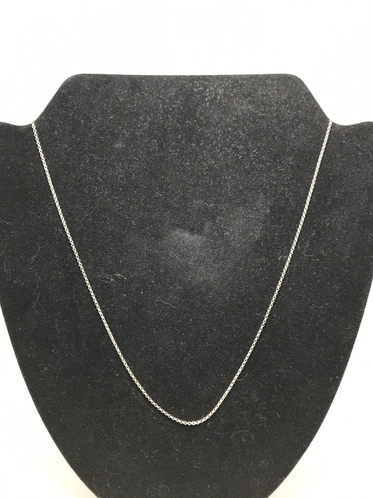 20 1/2" 1.5 mm Silver Rolo Necklace