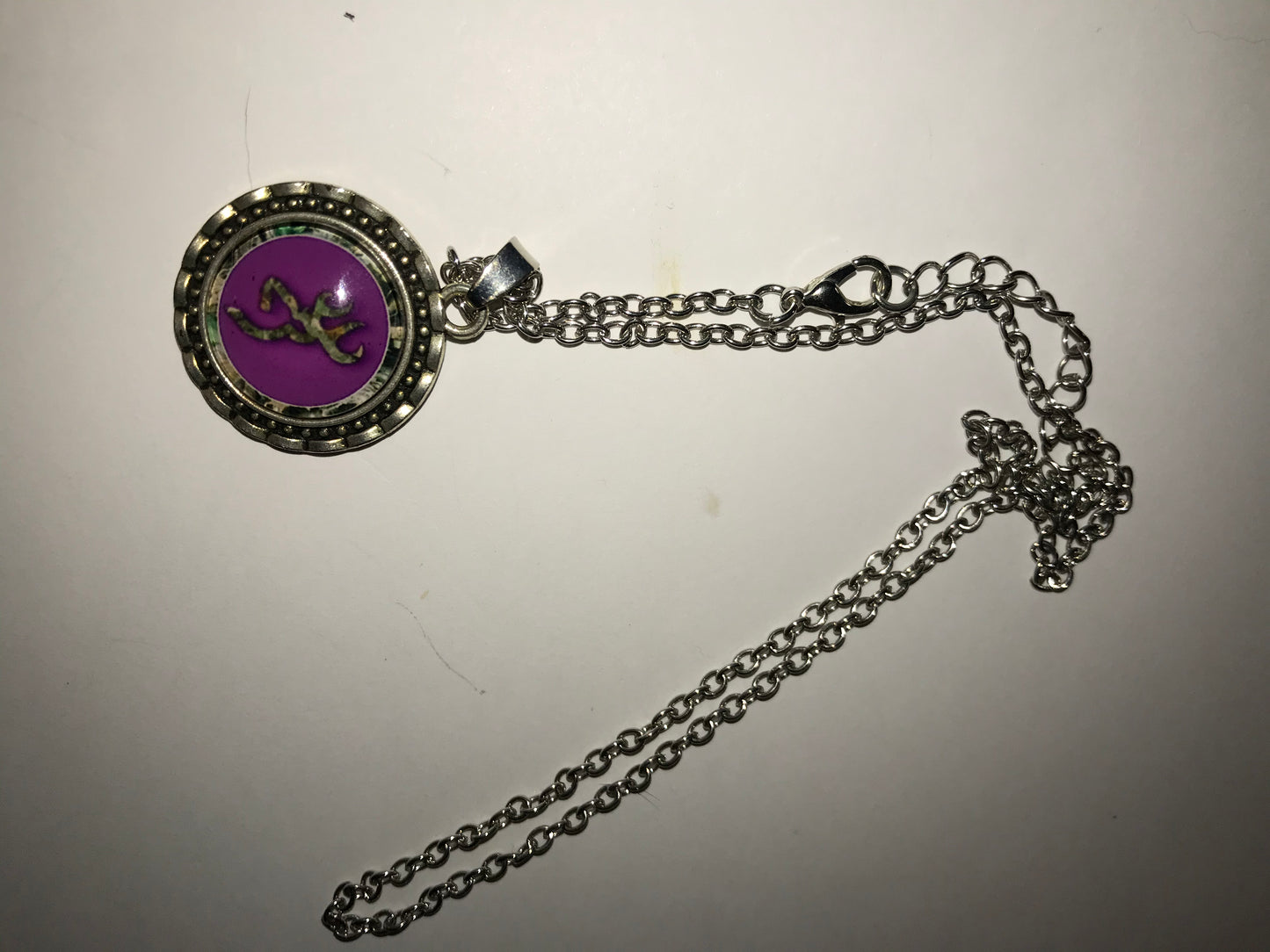 20 1/2" Purple Browning Necklace