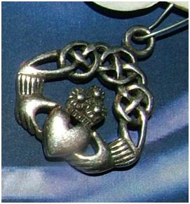 Claddagh Sterling Silver Pendant