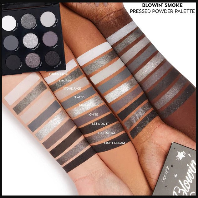 ColourPop Cosmetics Blowin' Smoke Smokey Eyeshadow Palette