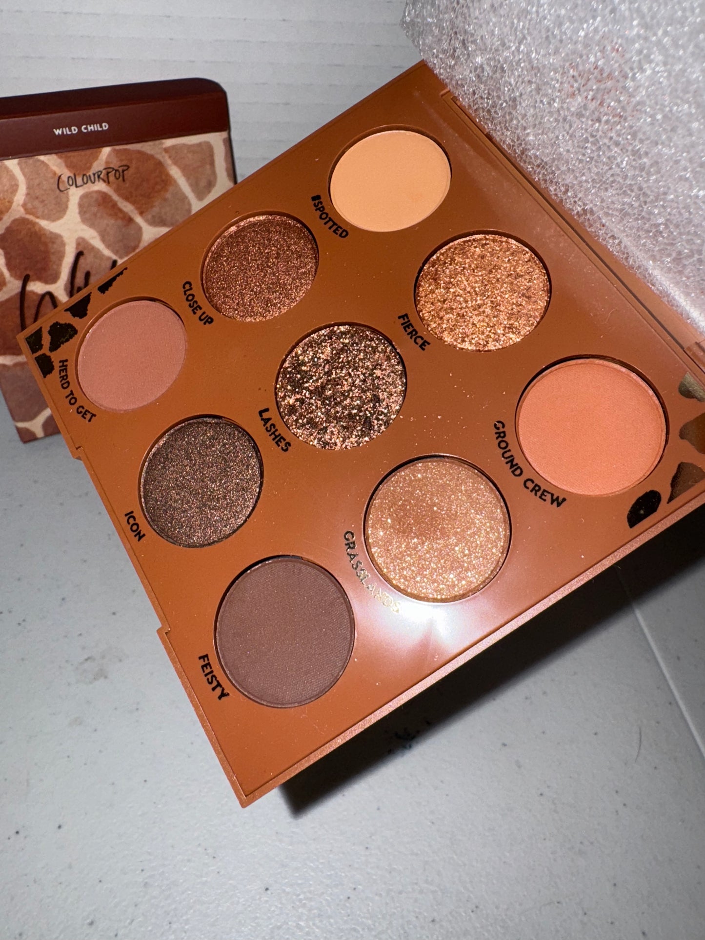 ColourPop Cosmetics Wild Child Deep Natural-Tone Palette