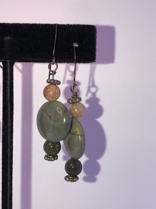 Jasper Dangle Earrings