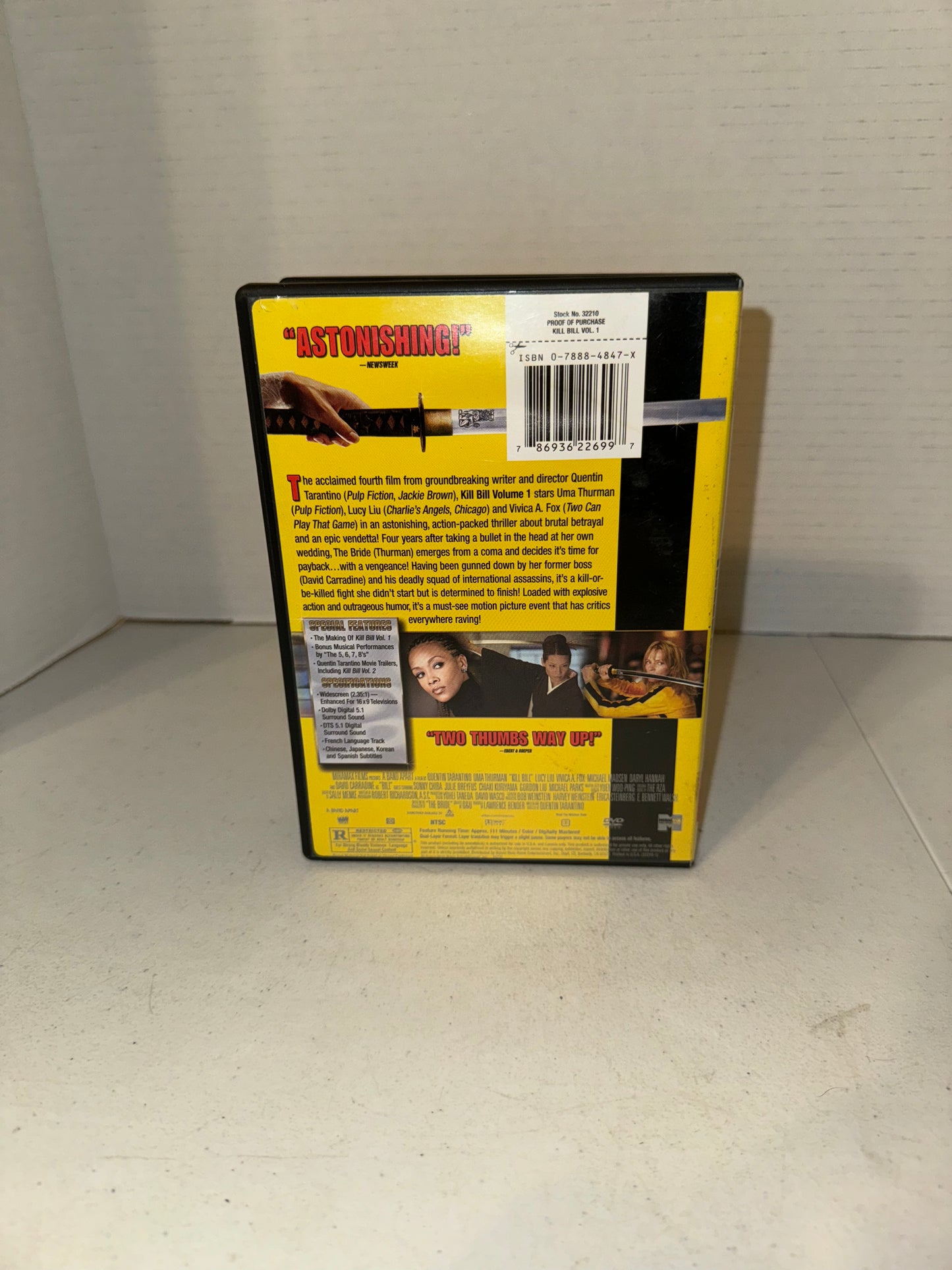 Kill Bill, Volume 1 Dvd Movie