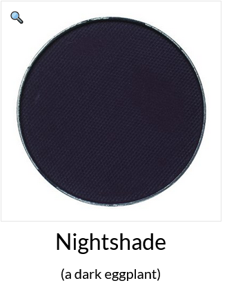 OSP Cosmetics Mid-Size Eye Shadow, in Nightshade