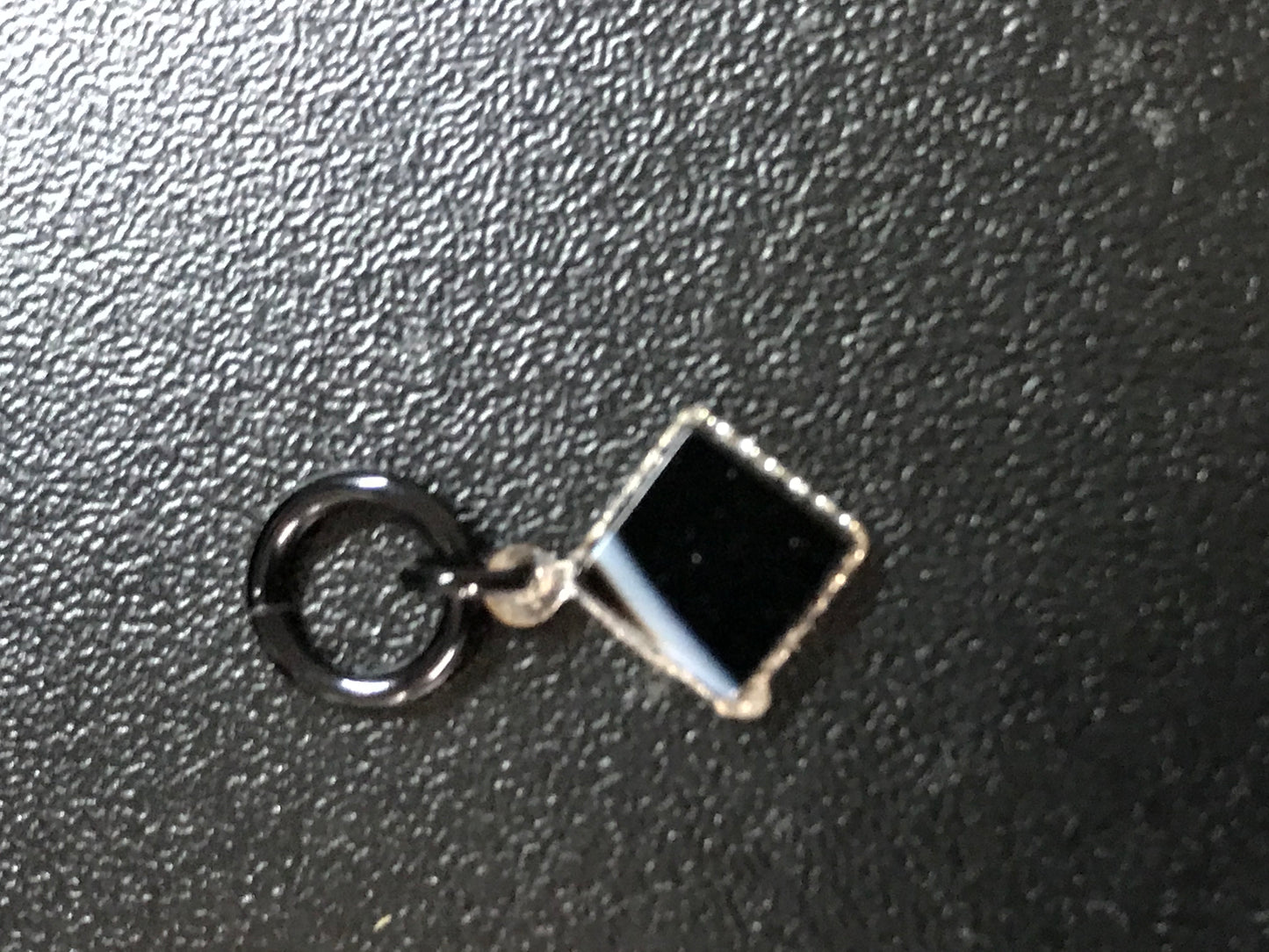 Obsidian Square Pendant