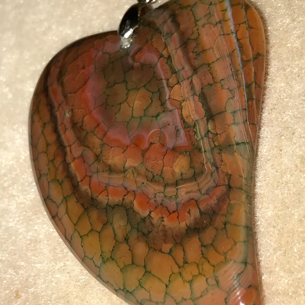 Picasso Jasper Heart Pendant