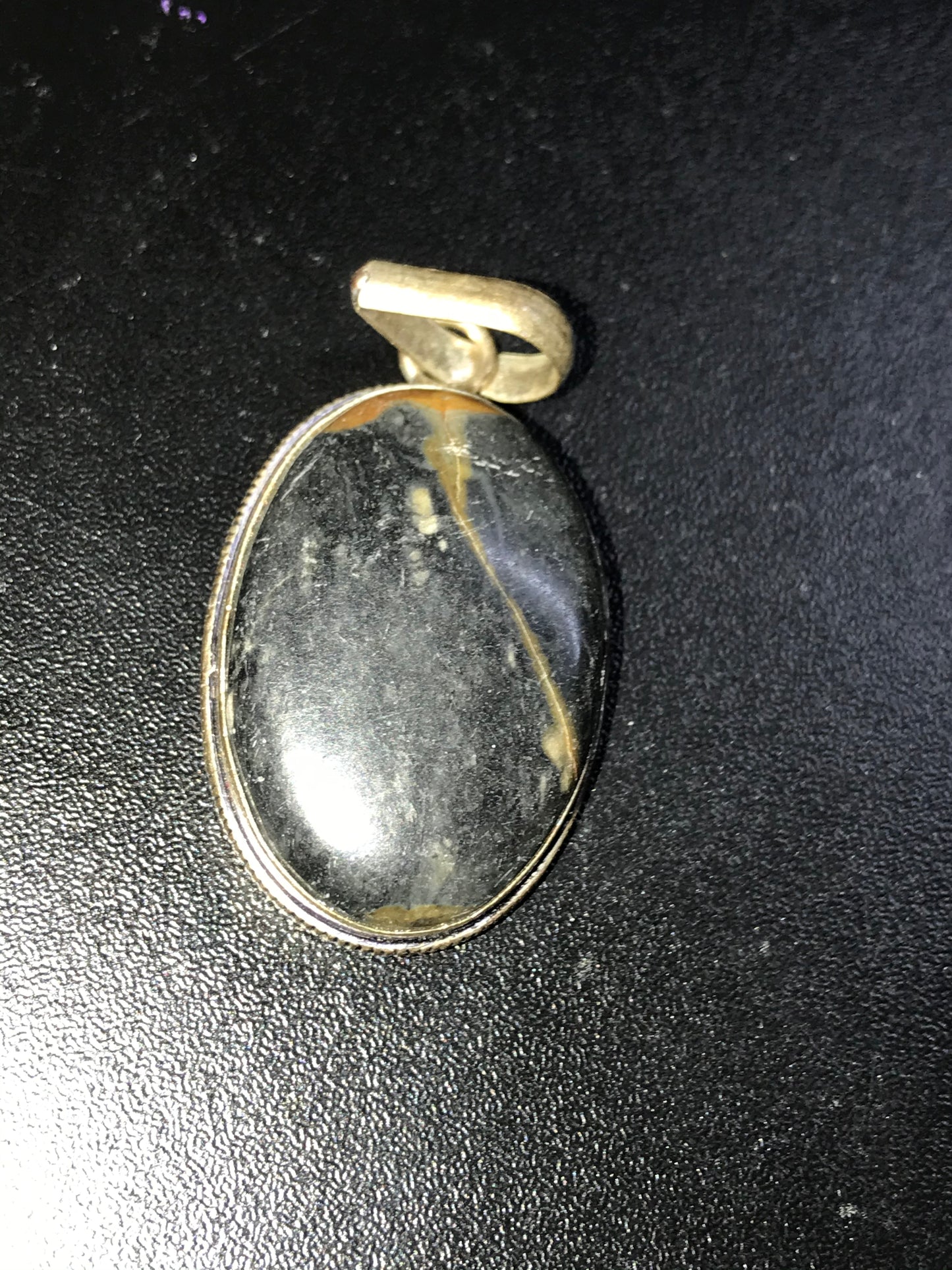 Picasso Jasper Oval Pendant