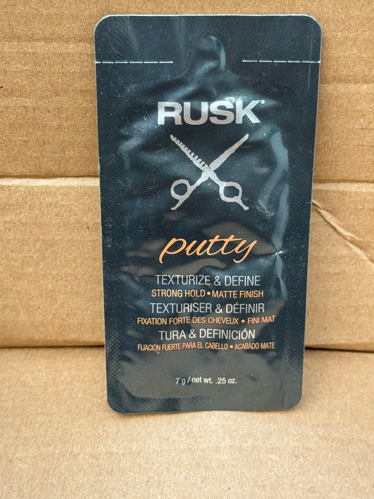 RUSK Putty Pomade, 0.25 fl. oz. sample