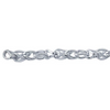 Sterling Silver 1.9mm Open Twist Foxtail Chain, By the Foot