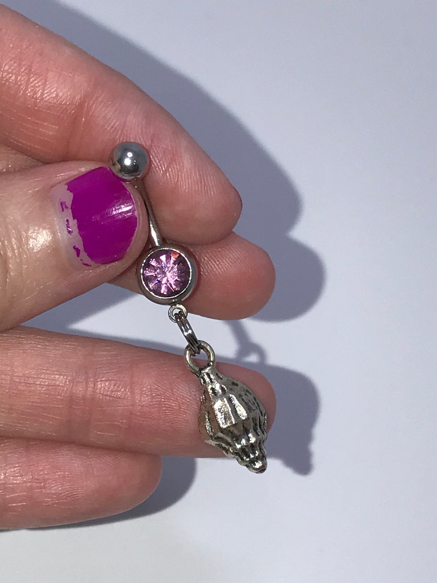 Shell Dangle Belly Ring