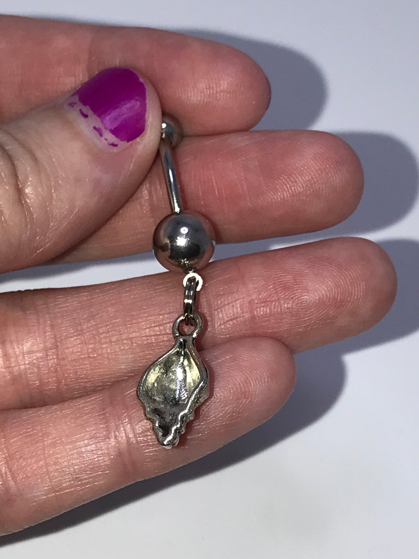 Shell Dangle Belly Ring