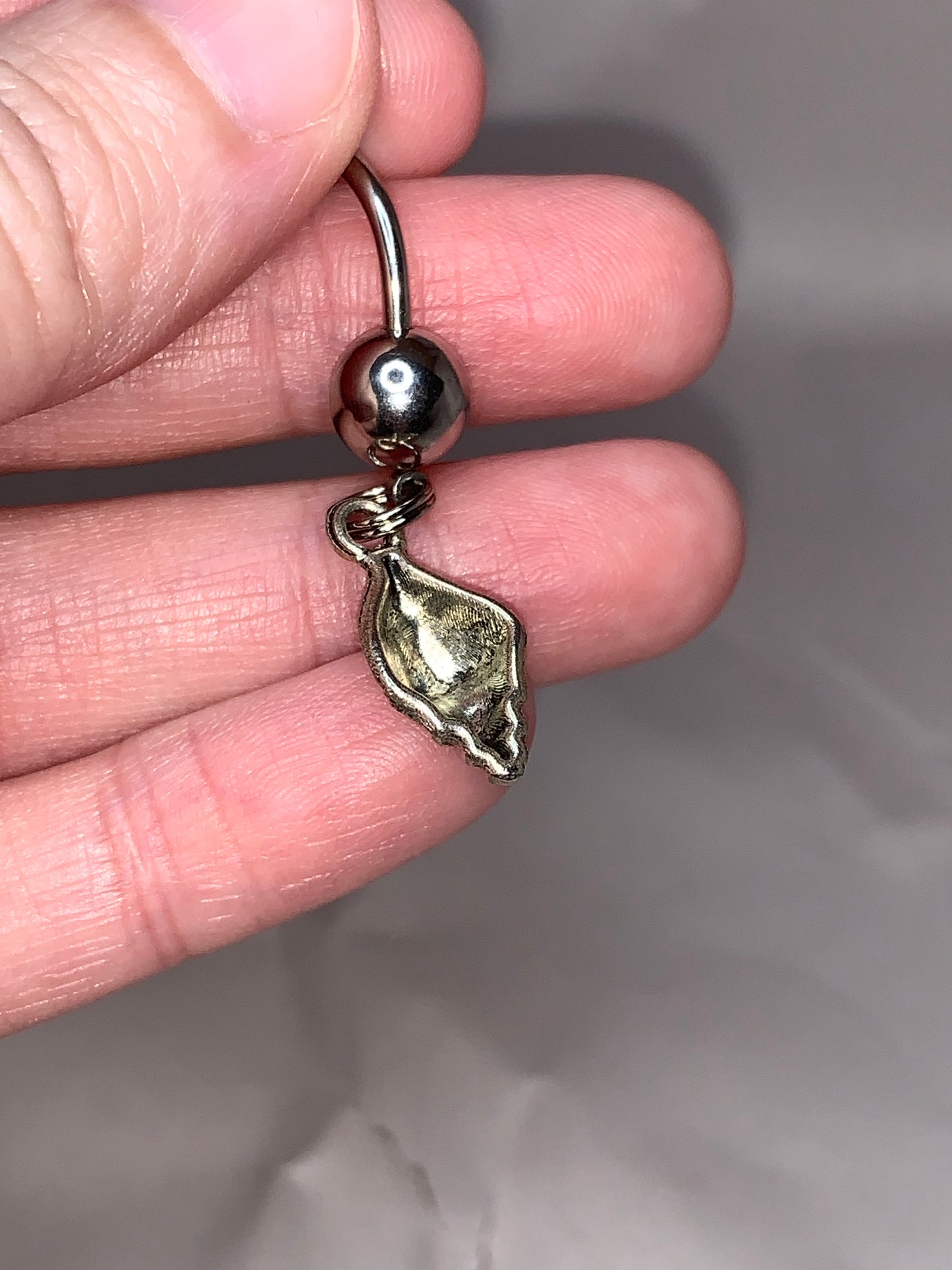 Shell Dangle Belly Ring