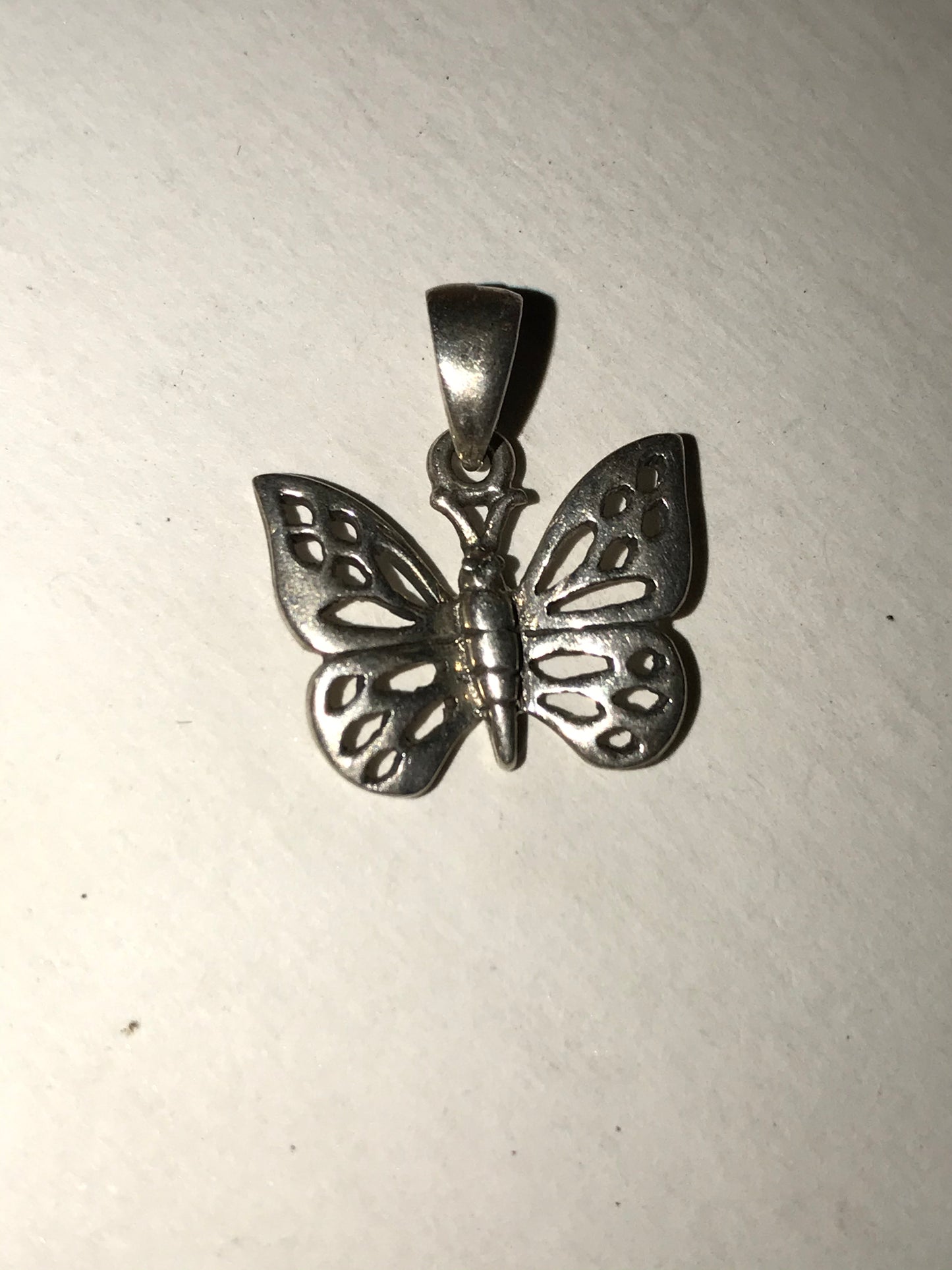 Silver Butterfly Pendant