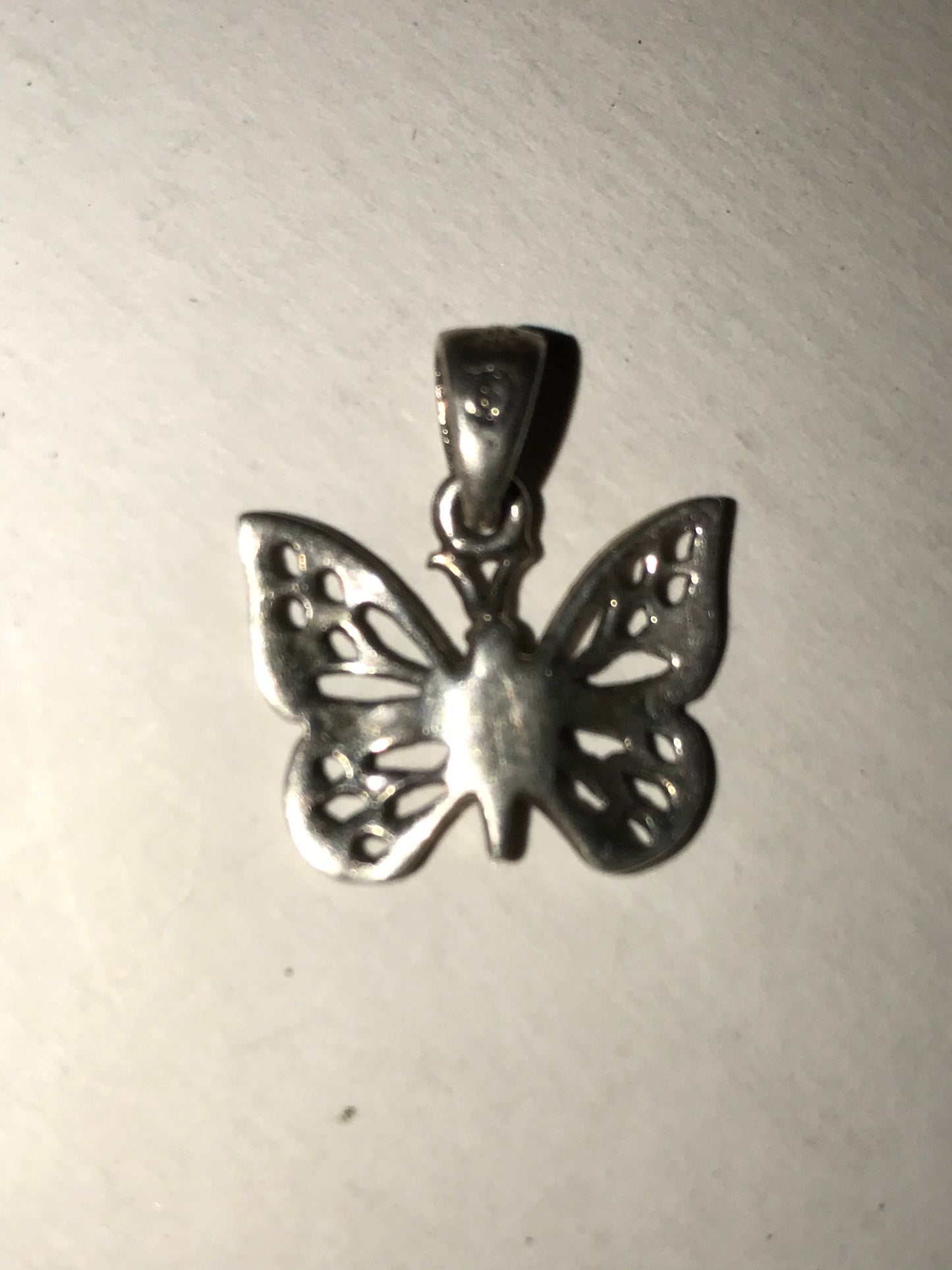 Silver Butterfly Pendant