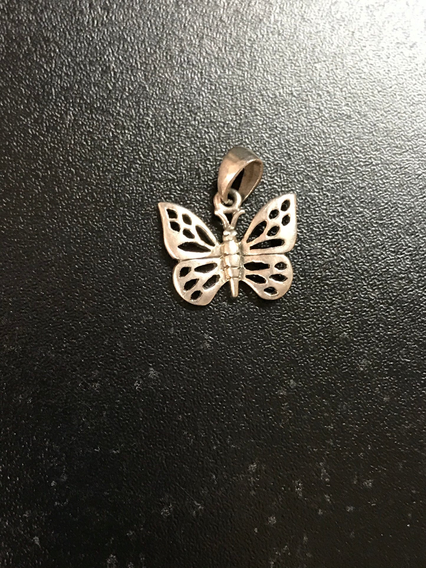 Silver Butterfly Pendant