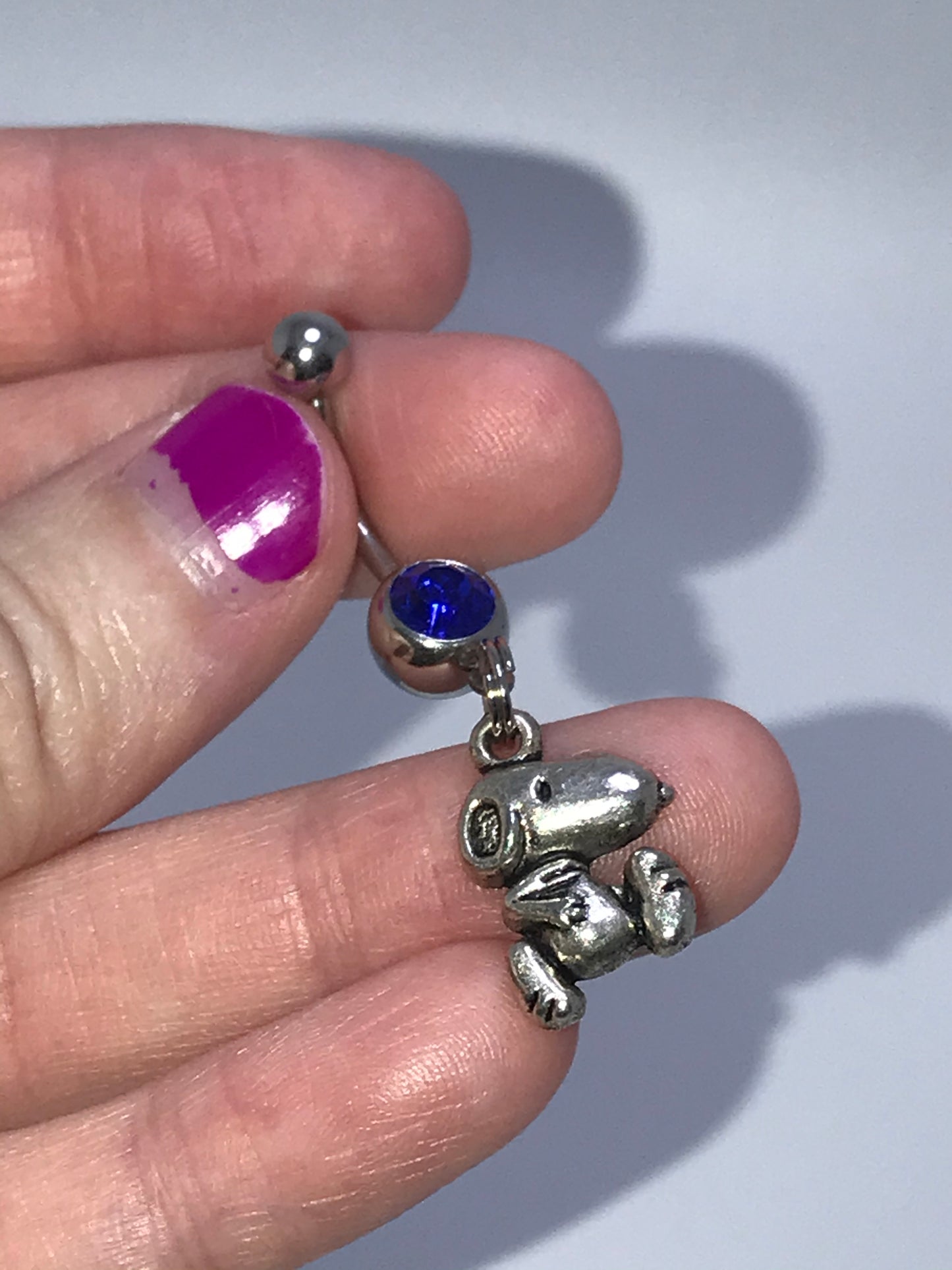 Snoopy Dangle Belly Ring