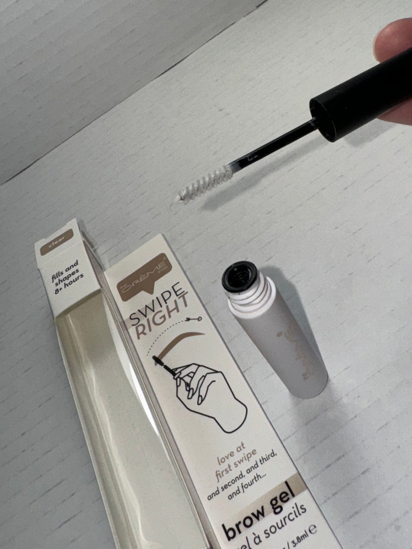 The Crème Shop Swipe Right Brow Gel - Clear