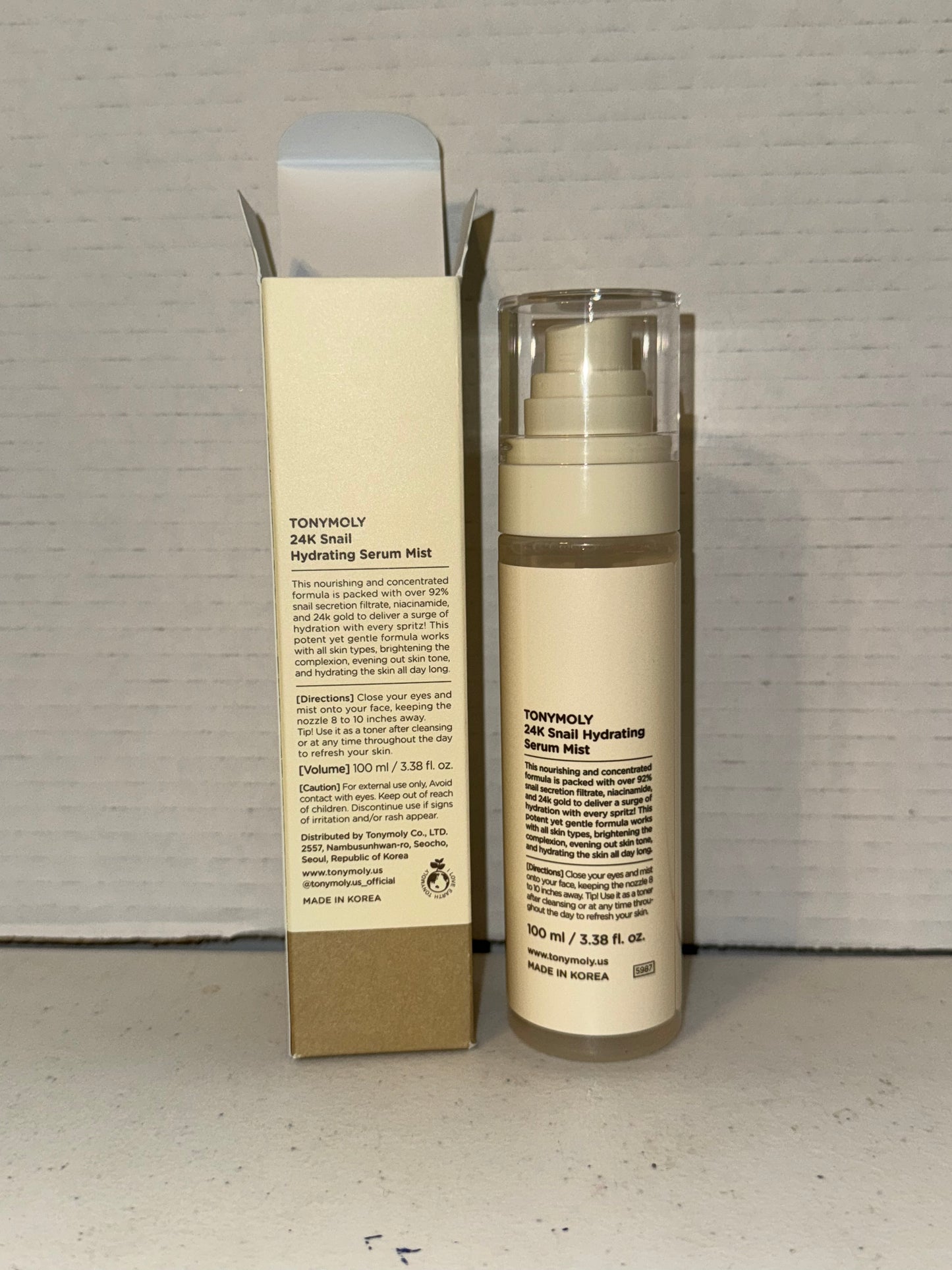 Tony Moly 24K Snail Hydrating Serum Mist