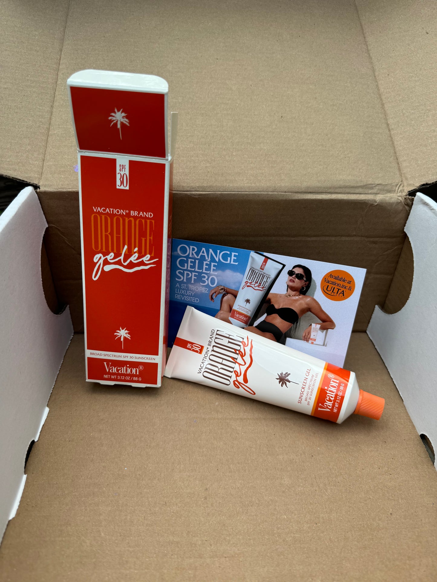 Vacation Beauty Orange Gelée SPF 30 Sunscreen Gel, BNIB