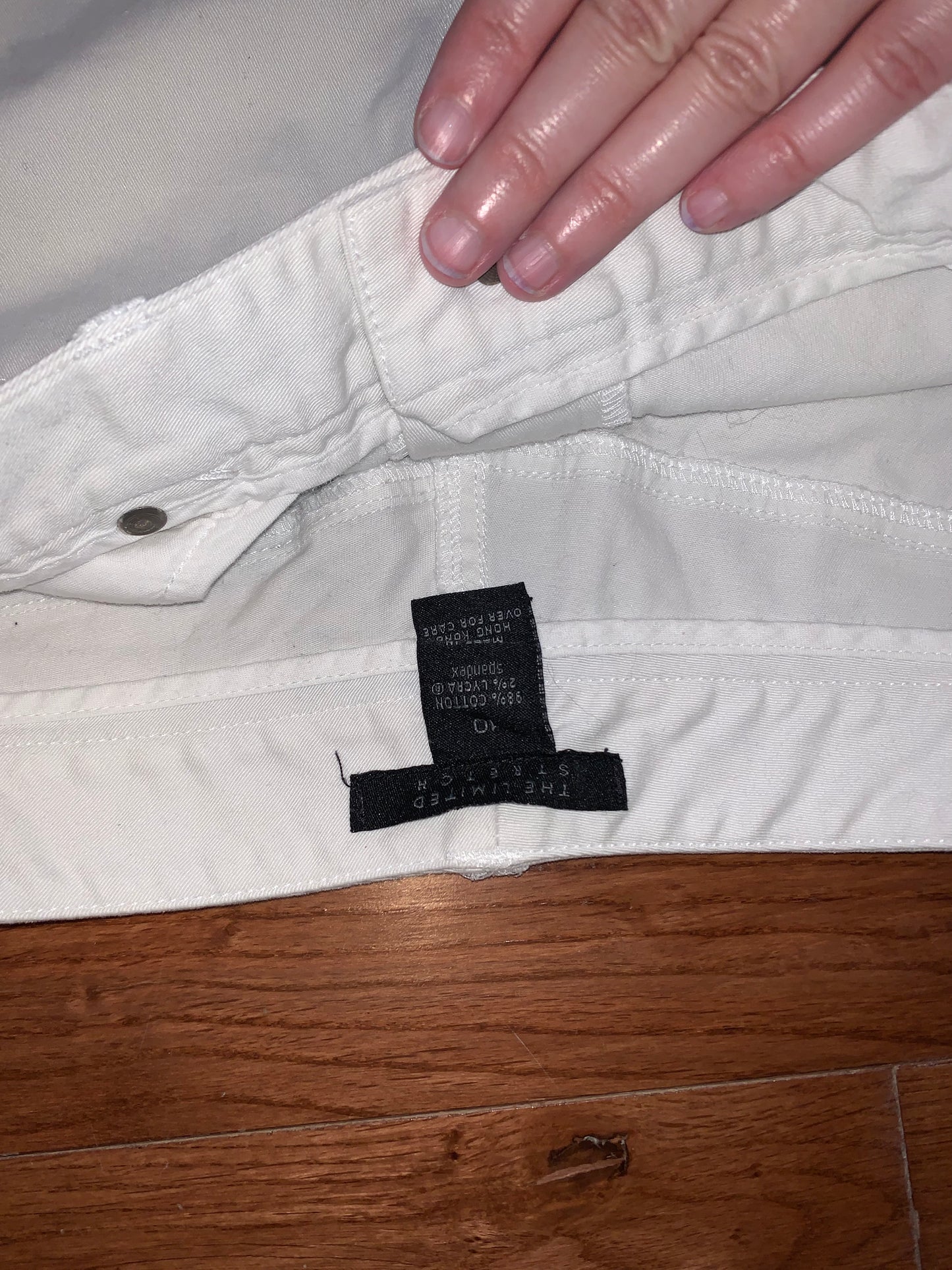 White The Limited Capri Pants, Size 10, Stretch