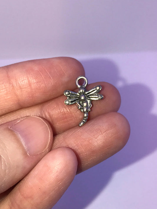 Curved Dragonfly Charm