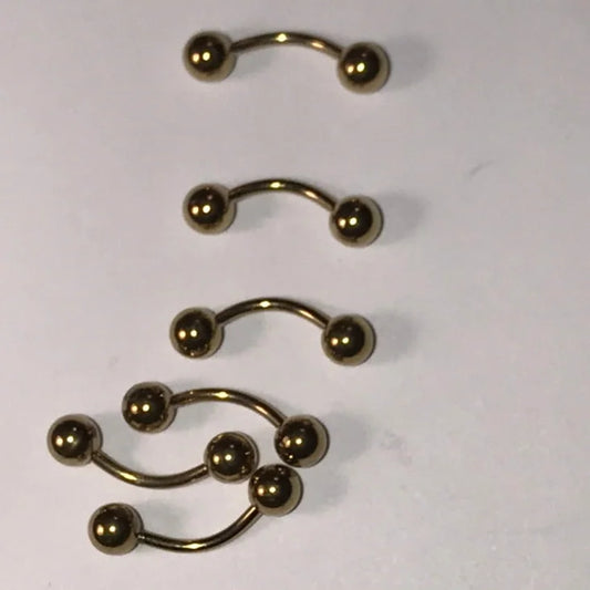 14 KT GP 16 gauge Curved