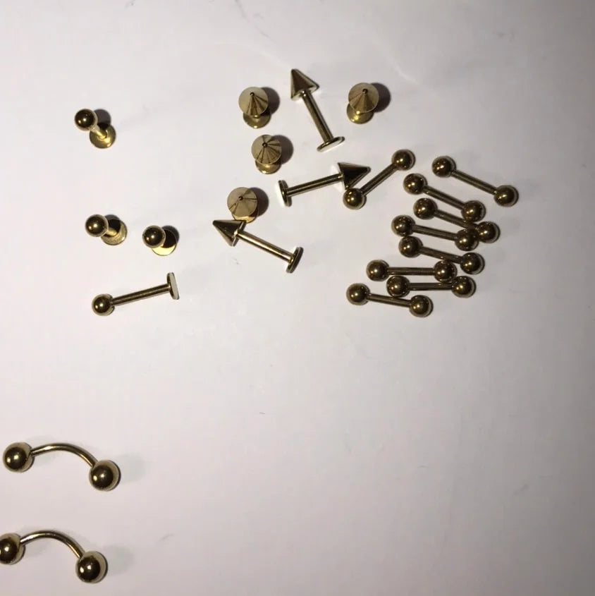 14 KT GP 16 Gauge Straigh with 3mm round balls