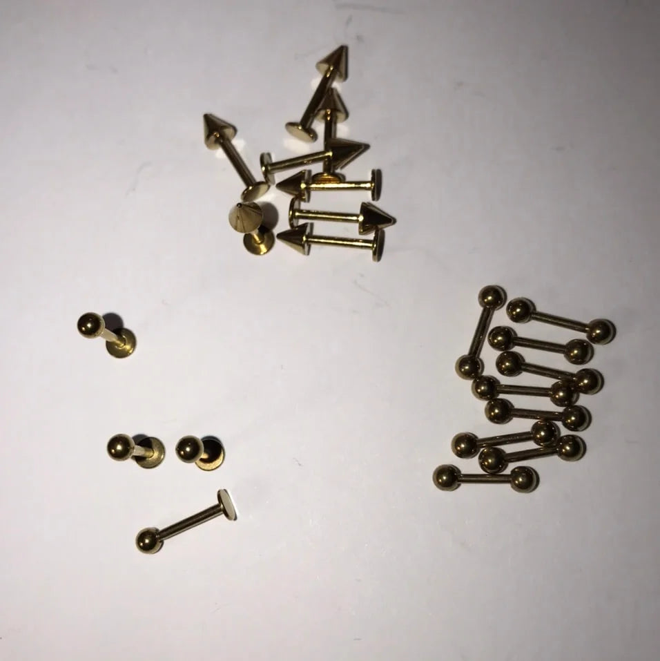 14 KT GP 16 Gauge Straigh with 3mm round balls