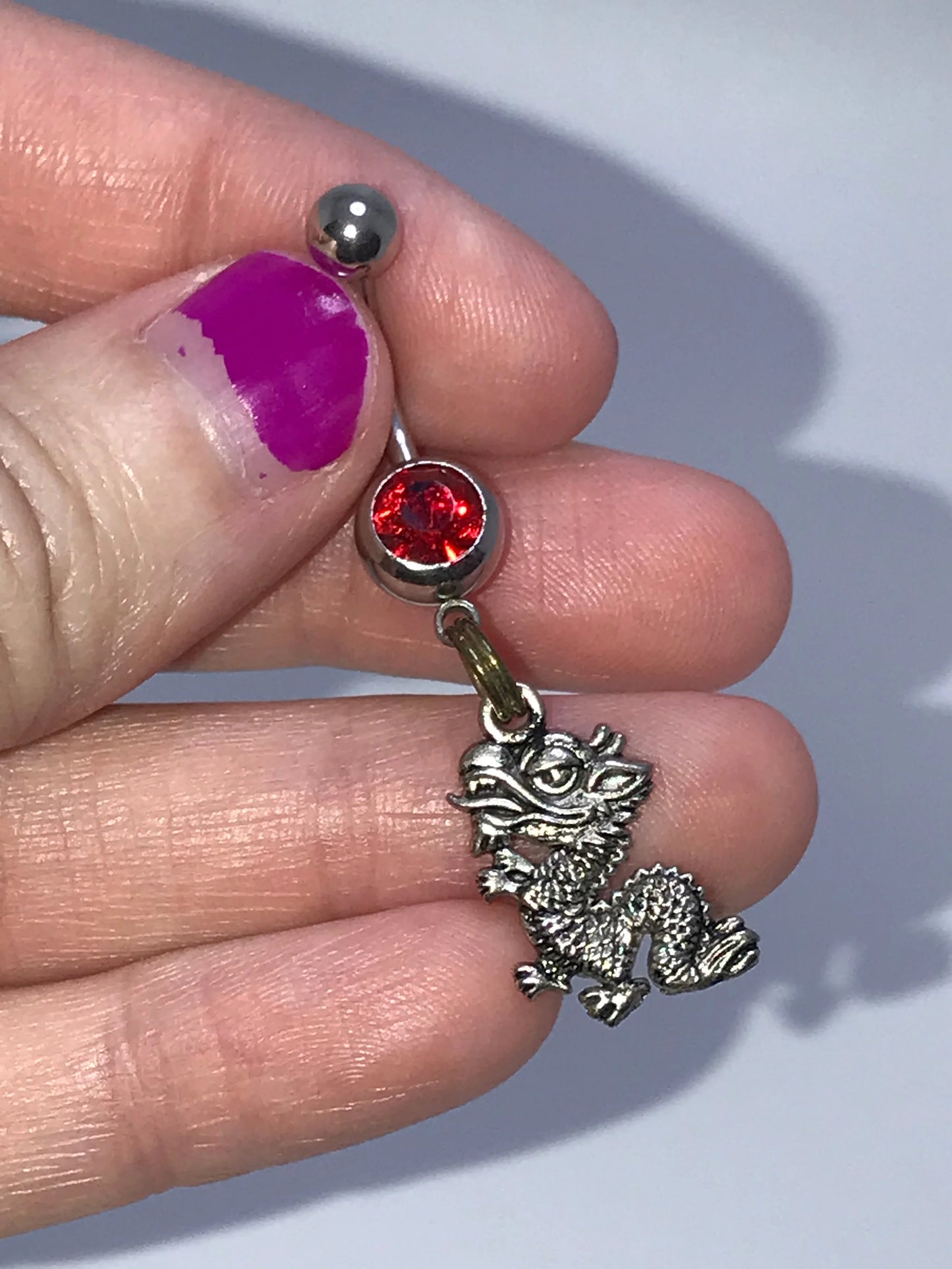 Dragon Dangle Belly Ring