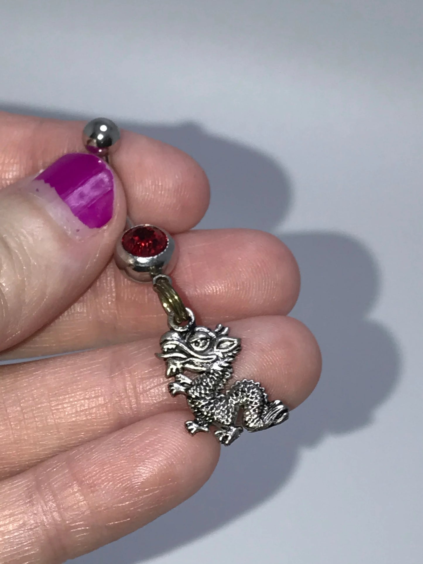 Dragon Dangle Belly Ring